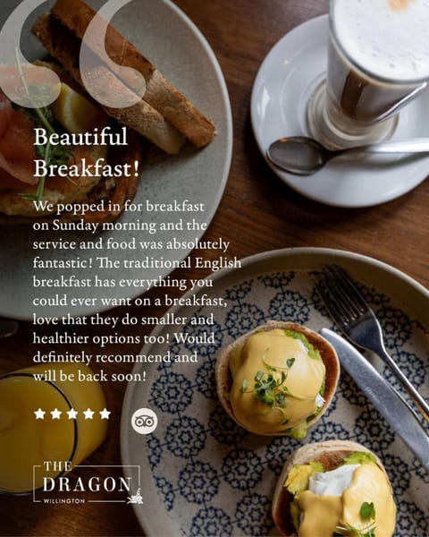 The Dragon Willington Inn in South Derbyshire District