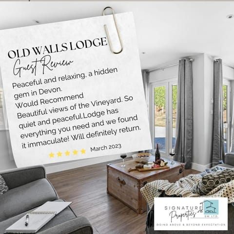 Old Walls Vineyard Lodge in Teignbridge