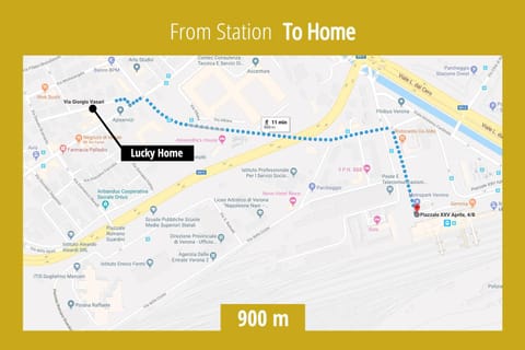 Lucky Home - Near train station & City center Apartment in Verona