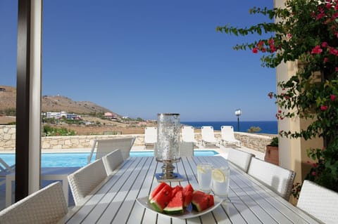 Luxury Villa Blanca with Sea View Villa in Panormos in Rethymno