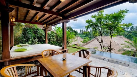 Cozy 2BR Family Pool Villa with Valley #K310 Villa in Ubud