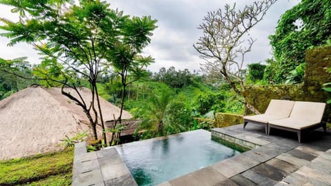 Cozy 2BR Family Pool Villa with Valley #K310 Villa in Ubud