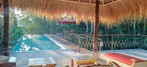 Romantic villa ubud view.Natural balinese panorama Villa in Abiansemal