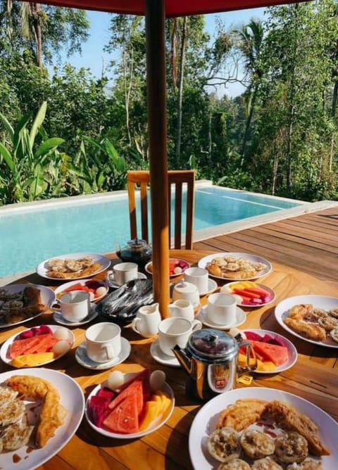 Romantic villa ubud view.Natural balinese panorama Villa in Abiansemal