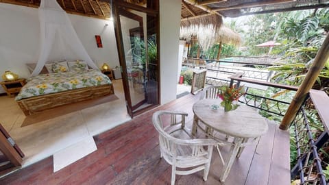 Romantic villa ubud view.Natural balinese panorama Villa in Abiansemal