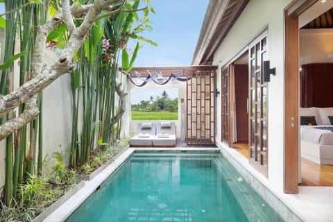 Royal 1BR Rice Field View Villa Private Pool Y027A Villa in Ubud