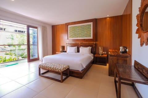 Cozy Double Room with Garden View SU45 Apartment in North Kuta