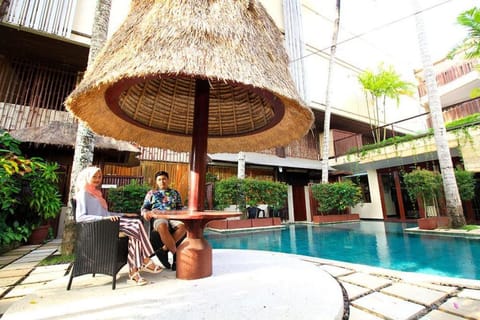 Suite with Pool View-Breakfast#THS Villa in Kuta Selatan