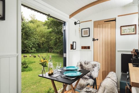 The Wriggly Tin & Baa Spa at Tregoose Old Mill Vacation rental in Saint Columb Major