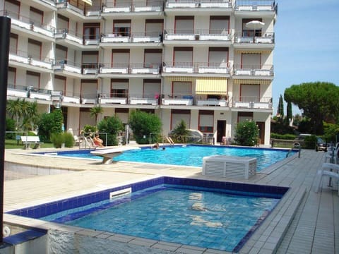 Superb Apartment with swimming pool in front of the beach Apartment in Porto Santa Margherita