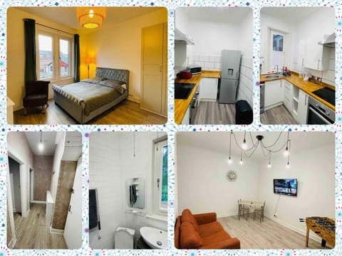 Entire house - 1 Bedroom Pet Friendly Apt Wd Free Wifi, Parking, Netflix Pool Table Sleeps 3 Apartment in Scotland