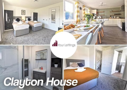 Six(6)-bedroom Contractor House ★ 9Beds ★ Netflix  Vacation rental in Huntingdonshire District