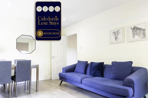 1 BDR Flat At Caledonia Luxe Stays Short Lets & Serviced Accommodation Alloa Vacation rental in Scotland