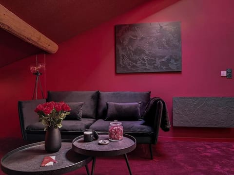 Suite Rouge baiser - Spa balnéothérapie Apartment in Saint-Étienne