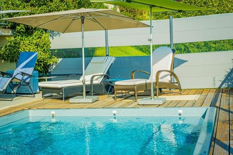 Panorama Haus mit Pool Villa in Weil am Rhein