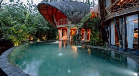 Hideout Eco Bamboo House Bali Villa in Selat