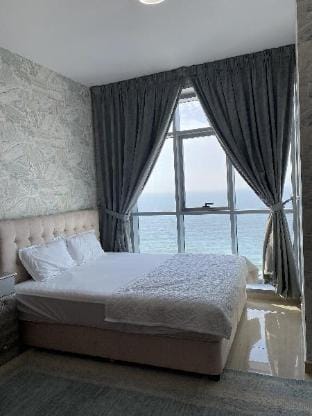Golden Hour Beach View Holiday Home Apartment in Ajman