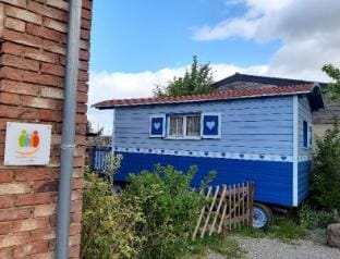 The Little Blue Caravan Vacation rental in Wallonia, Belgium