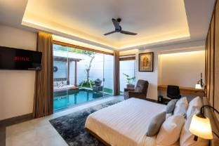 Great 1BR Private Pool Villa near Echo Beach Cangu Villa in North Kuta
