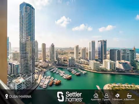 SettlerHomes - Sparkle Tower - Sea Views Apartment in Dubai