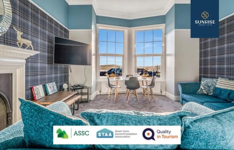 Scots-Corner | Free Parking | 4 Beds | Spacious Apartment in Dundee