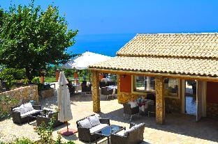 Studio Apartments with large swimming pool and Sea view at Pelekas Beach, Corfu Apartment in Corfu, Greece