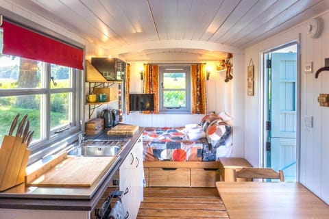 The Hideaway Hut - 1 Bed Shepherds Hut - Hereford Apartment in Malvern Hills District