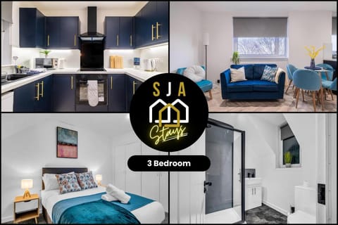 Spital Stay - SJA Stays - Modern 3 Bed Apartment Apartment in Aberdeen