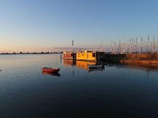 Oostzee Swantje Docked boat in Heiligenhafen