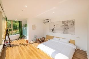 【田田圈-朝花夕拾】亲子·清凉·私密·日式私汤·京东大峡谷·金海湖·山景·烧烤·深山·烤全羊·团建 Villa in Beijing