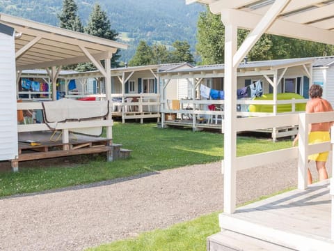 Mobile Home Bodensdorf near Gerlitzen Ski Area Campground/ 
RV Resort in Carinthia, Austria