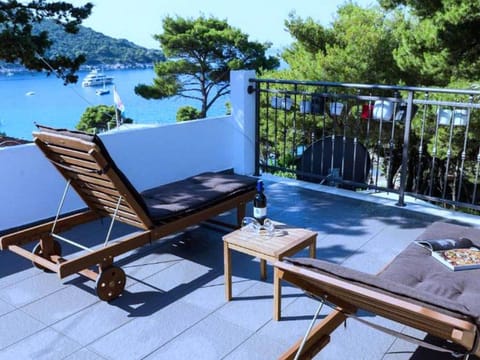 Apartments Ammos - One Bedroom Apartment with Shared Terrace and Sea View Veliki Apartment in Korita, Mljet