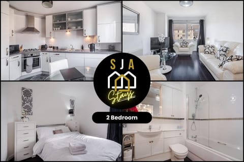 Portland Pad - SJA Stays - Modern 2 Bed Apartment Apartment in Aberdeen