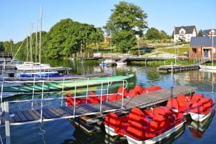 Holiday home with fireplace and private garden Vacation rental in Pomeranian Voivodeship