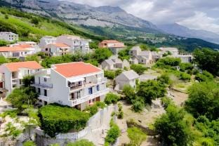 Villa Kosa - Standard Double Room With Balcony and Sea View Soba 1-Matija Apartment in Brela