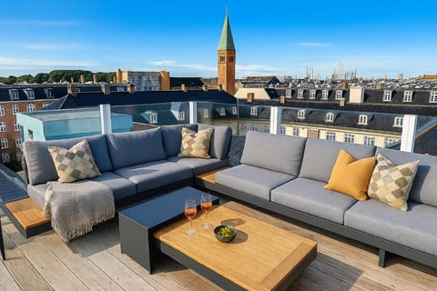 Central Penthouse with Private Rooftop Terrace Apartment in Copenhagen