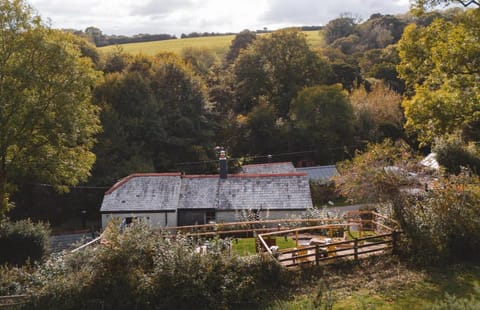 Topsy Turvy and Hillside Spa at Tregoose Old Mill Vacation rental in Saint Columb Major