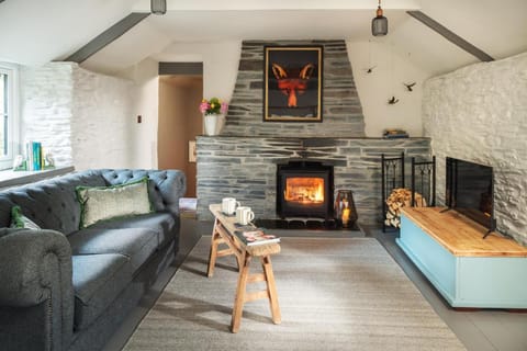 Topsy Turvy and Hillside Spa at Tregoose Old Mill Vacation rental in Saint Columb Major