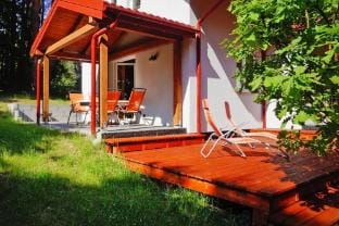 Comfortable holiday home with garden, 3 bedrooms Vacation rental in Pomeranian Voivodeship