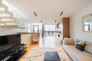 Top Floor New Duplex Stunning View In Trendy St Gilles Apartment in Saint-Gilles