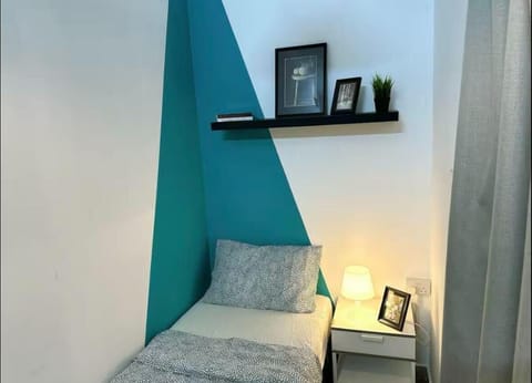 Cityview Partition Room with Balcony in Tecom Hotel in Dubai