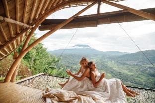 Laputa Villa #1 "The Bamboo Castle in the Sky" Villa in Sidemen