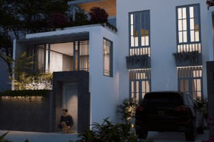 LUXURY ROOFTOP THE APASO VILLA NYANYI 3 Villa in Kediri