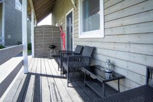 Air-conditioned holiday homes, summer pool, Rewal Vacation rental in West Pomeranian Voivodeship, Poland