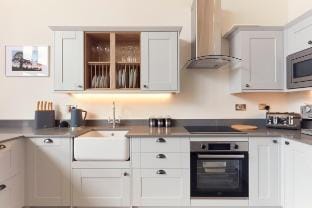 English barn conversion at idyllic Cotwolds Farm Farm Stay in Gloucester