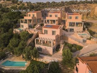 Ouzo Panoramic House 2A (3BR with private pool) Vacation rental in İzmir Province