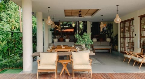 Leafy Riverbank Hostel in Kediri