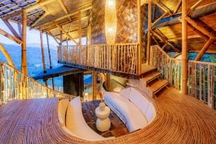 3 Bdr - The Dream Cliffside Bamboo Villa By Avana Vacation rental in Sidemen