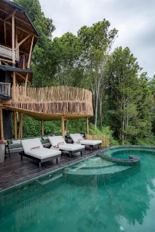 3 Bdr - The Dream Cliffside Bamboo Villa By Avana Vacation rental in Sidemen