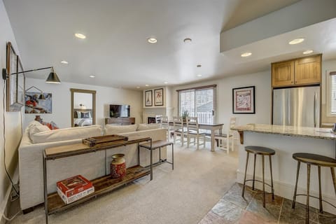 Open layout with ample entertaining space.